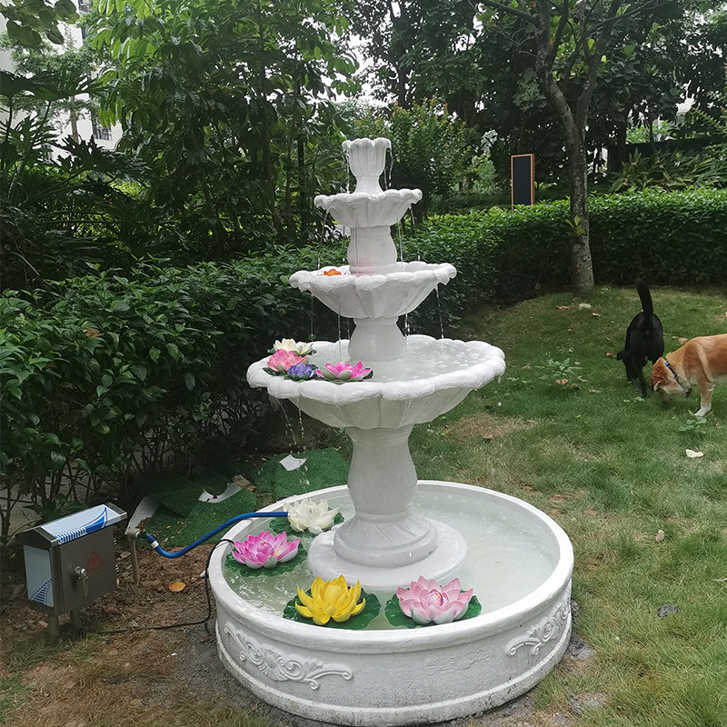 Wedding Fountain - نافورة زفاف على الطراز الأوروبي بثلاثة