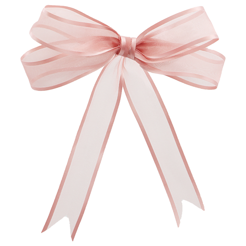 Wedding Supply Wholesale - (5 أمتار/عبوة) شريط أورجانزا بعرض 2.5