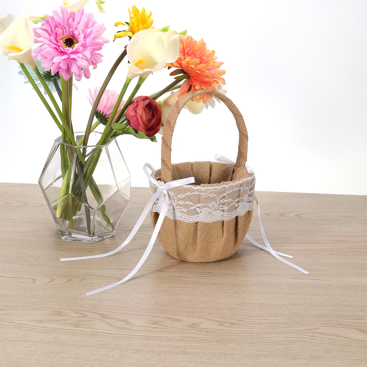 Ring Bearer Pillow - مجموعة من 6 قطع، سلة زهور