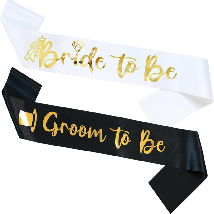 مجموعة من شريطين للحفلات - شري - مراجعة Bridal Sash Ribbon وسعره