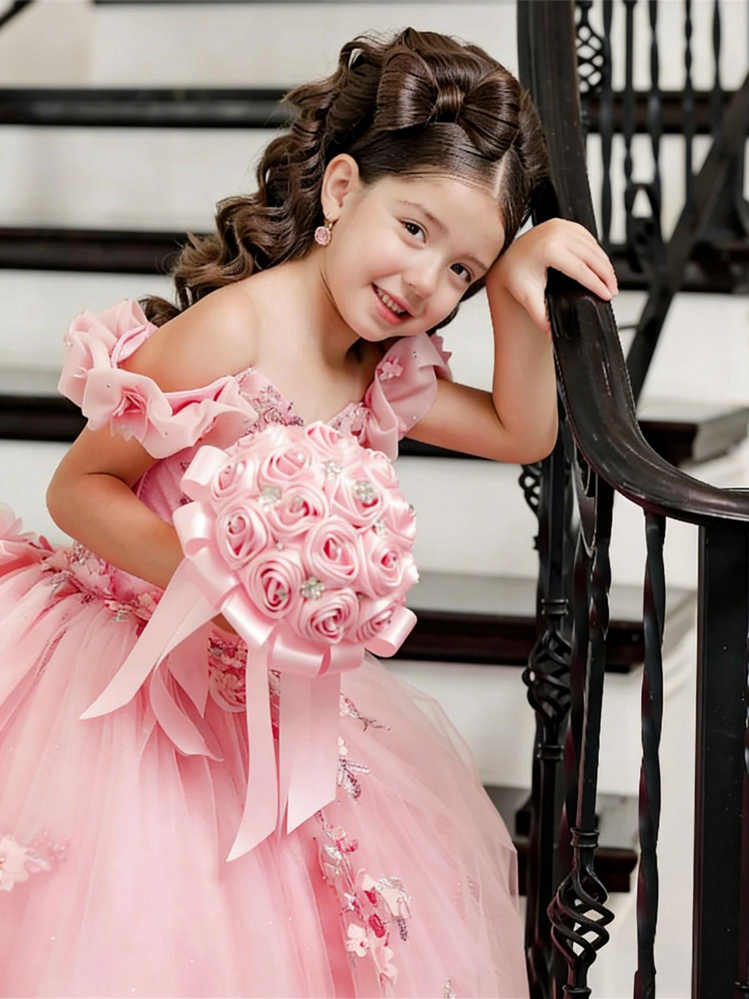 فستان فتاة الزهور للحفلات والأ - مراجعة Bridal Sash Ribbon وسعره