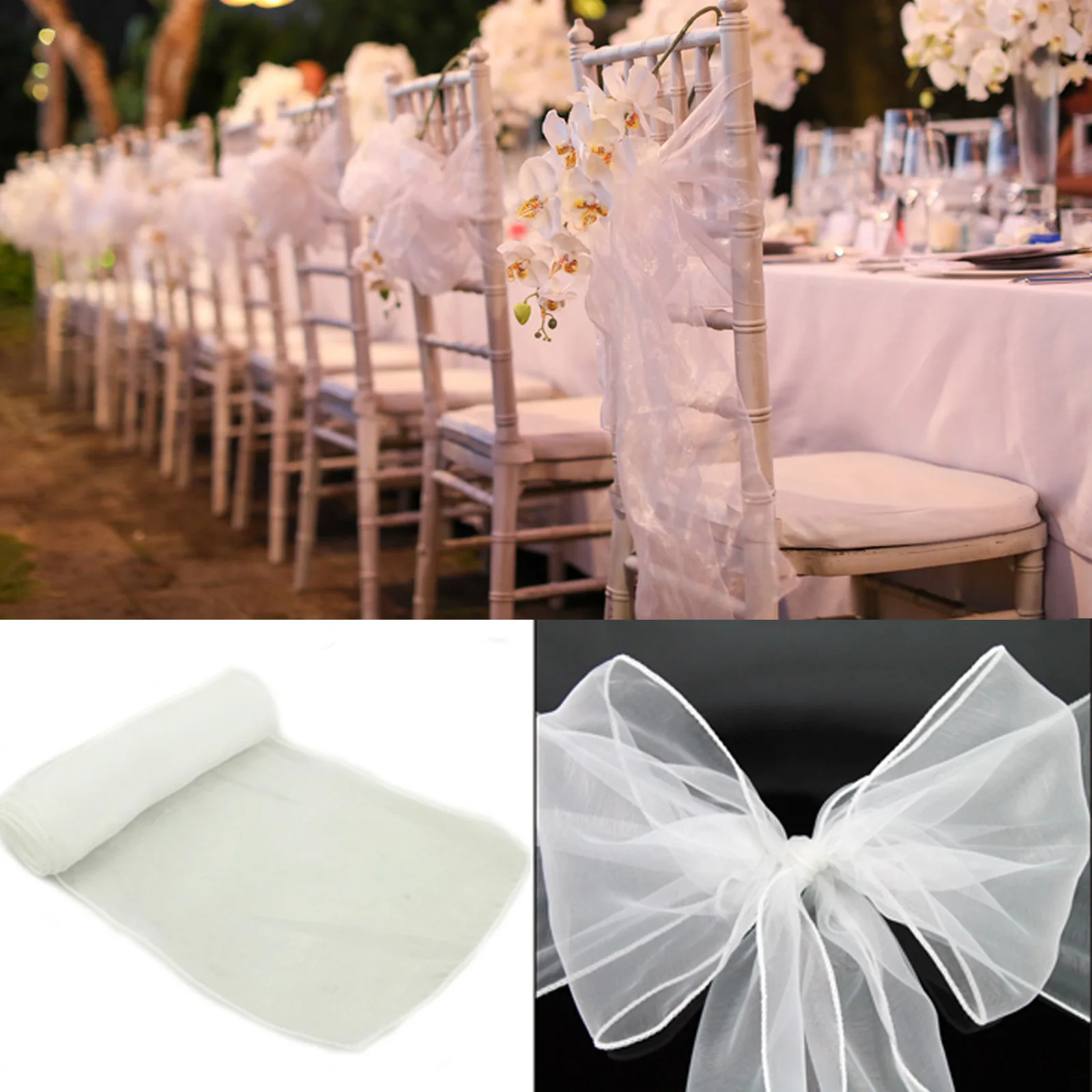 الجملة 10/50 حزمة الأورجانزا م - مراجعة Wedding Supply Wholesale وسعره