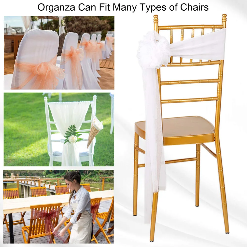 الجملة 10/50 حزمة الأورجانزا م - مراجعة Wedding Supply Wholesale وسعره
