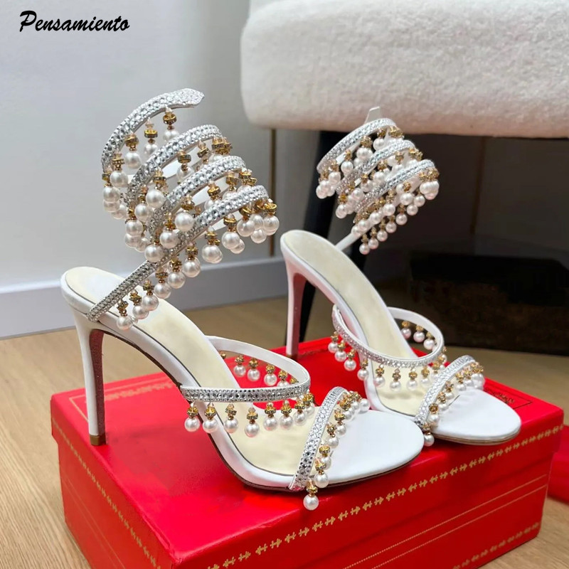 صنادل نسائية فاخرة مزينة بالأح - مراجعة Wedding Super وسعره